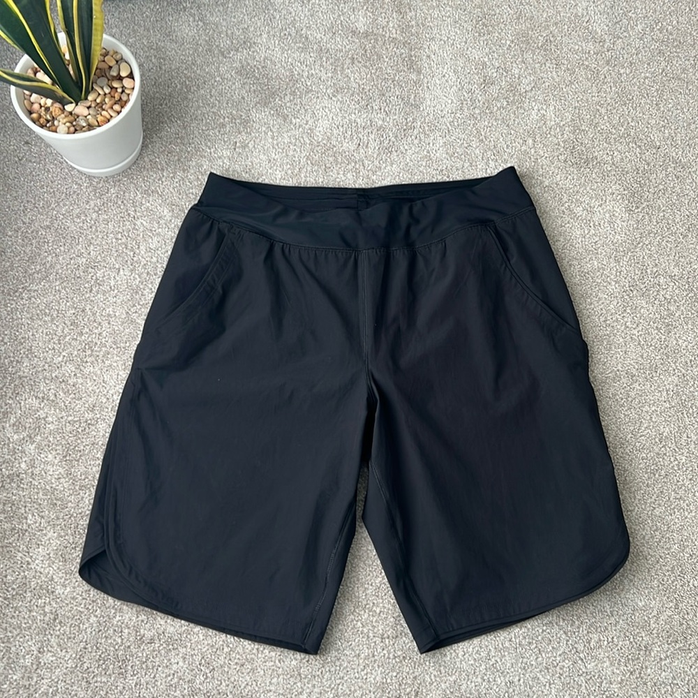 Lands' End Black Swim Coverup Shorts